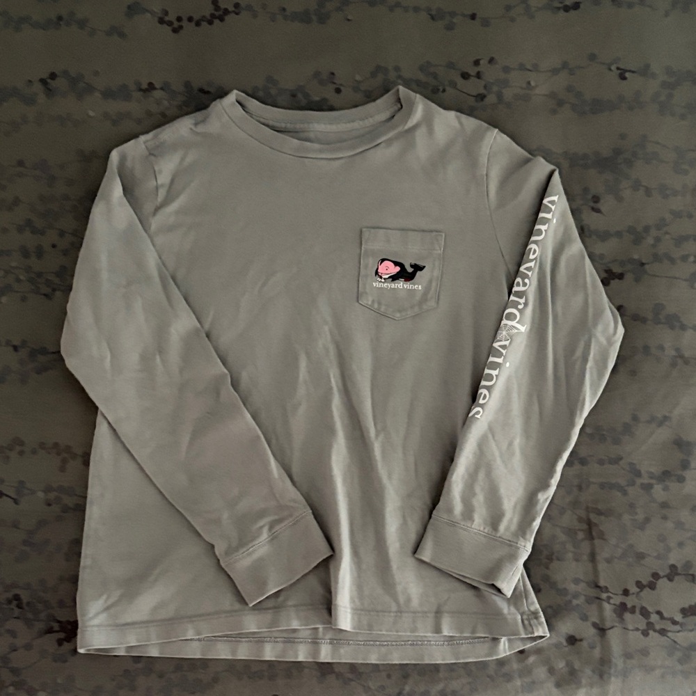 Vineyard Vines Gray Long Sleeve Tee